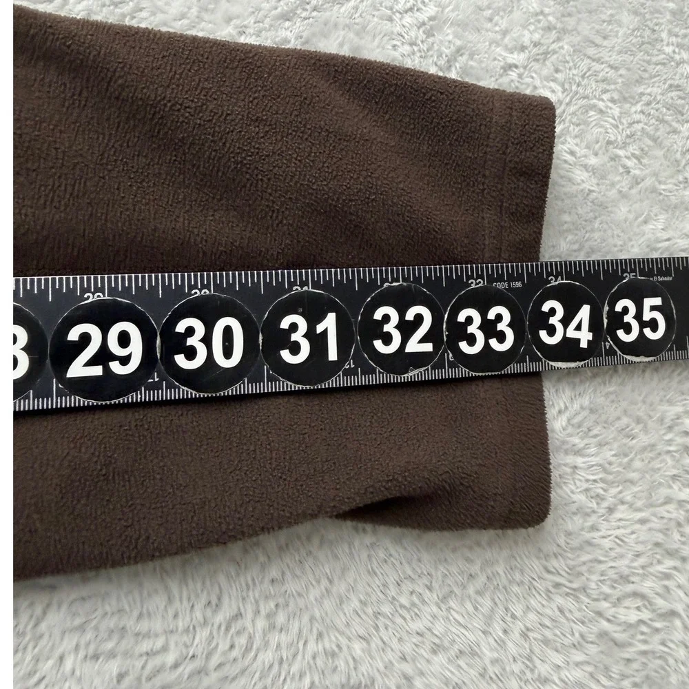 The North Face 1/4 Zip Pullover Mens XL Brown TKA 100 Fleece Long Sleeve Sweater